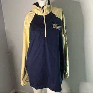 Nike Dri Fit George Washington University Full Zip lightweight jacket M
